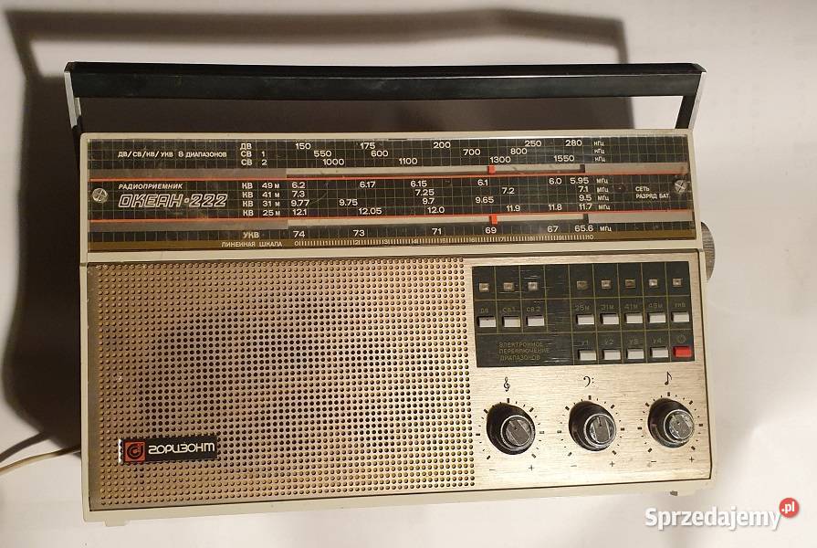 Radio tranzystorowe Okean222 warmińsko-mazurskie Reszel