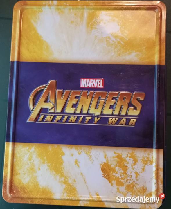 Marvel Avengers Infinity War steelbook, niekompletny, 2018
