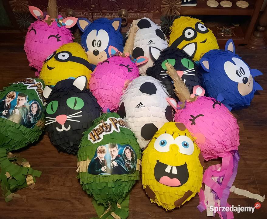 Piniaty duze ślask ninja kot minionki Miki mini Pozostałe Ruda Śląska