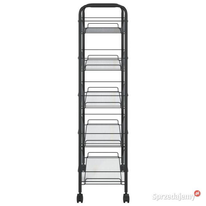 5poziomowy wózek kuchenny czarny 46x26x105 Warszawa sprzedam