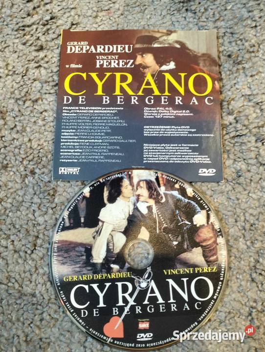 Cyrano de Bergerac film DVD 1 płyta Nagradowice