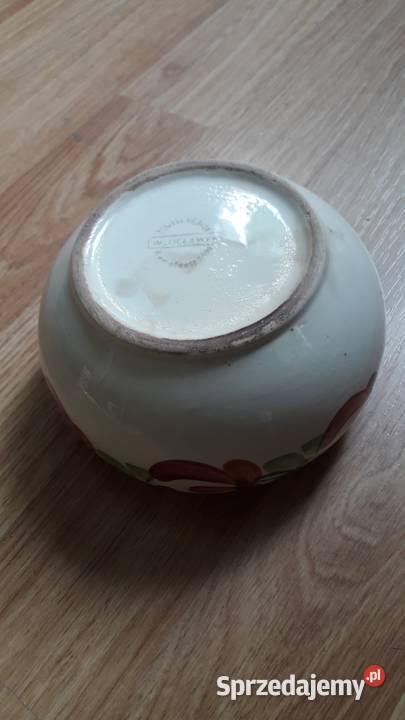086Cukierniczka ręcznie malowana sygnowana