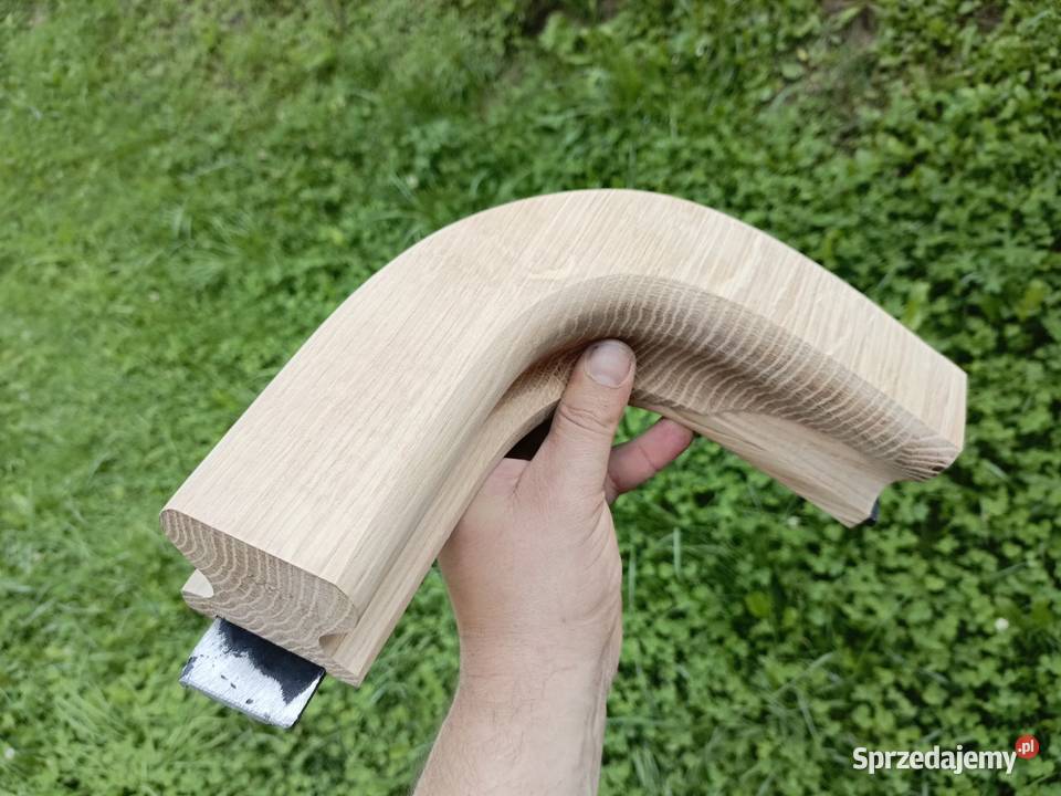 Balustrady Drewniane Poręcz Schodowa Skręty Łuki