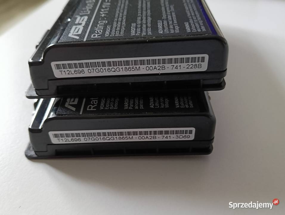 2 akumulatory do laptopa Asus Drążdżewo Nowe
