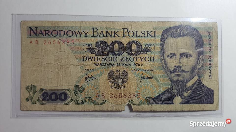 ULTRA RZADKOŚĆ 200 zlotych 1976 s AB Numizmatyka Warszawa