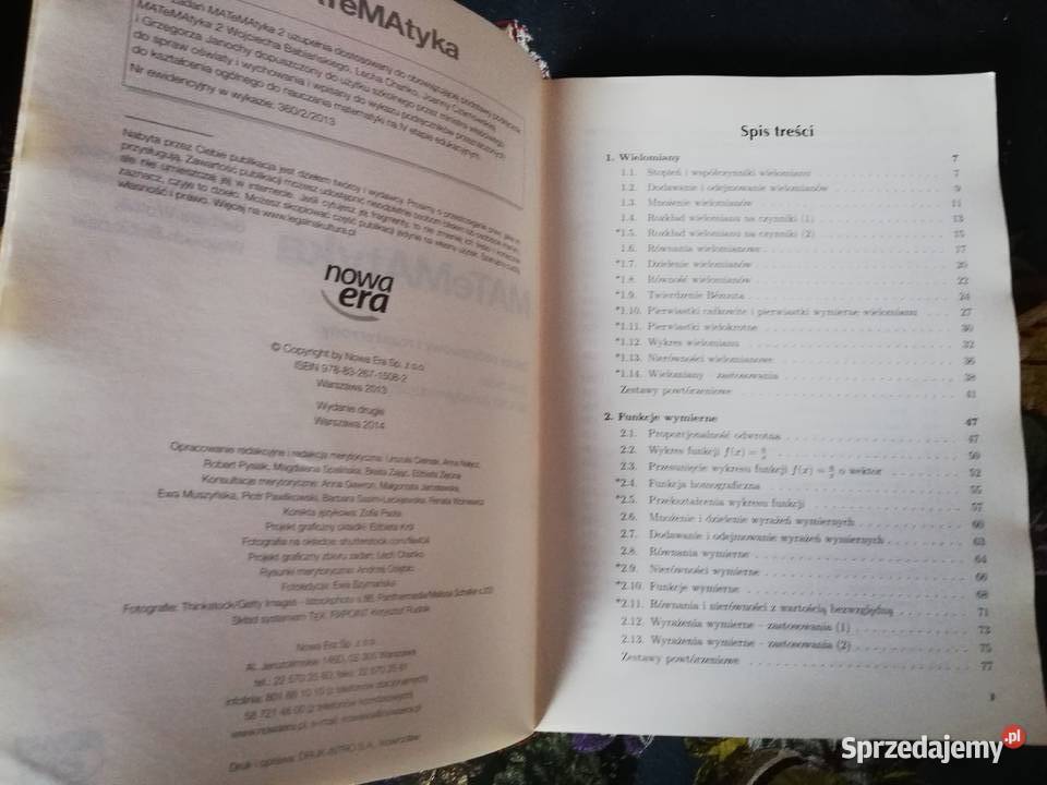 Matematyka 2 zbiór zadań Czarnowska Wesołowska Kraków
