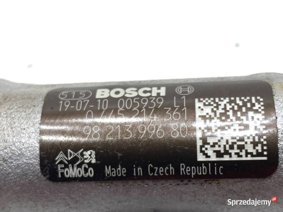 LISTWA WTRYSKOWA PEUGEOT 508 SW II 9821399680 15 osobowe podkarpackie