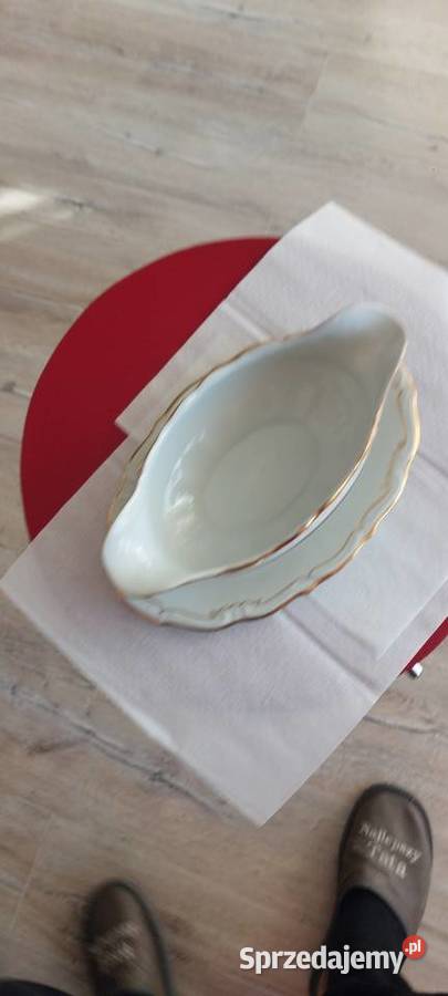Waza I sosjerka porcelana Wawel Porcelana i szkło dolnośląskie