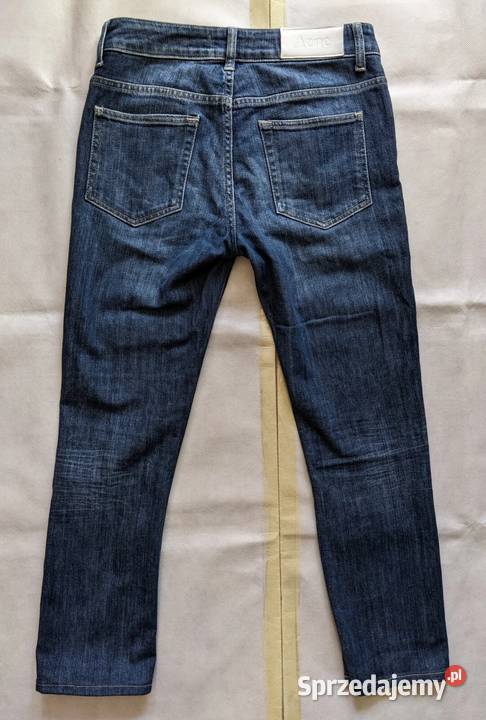 Acne Hex Pure Jeans 2732 Dark Blue Stretch Denim Warszawa
