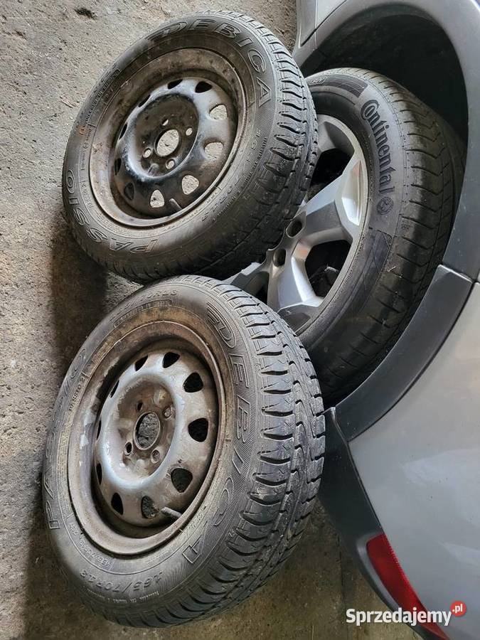 Koło felga 4x100 opony 16570 13 vw seat skoda Pułtusk