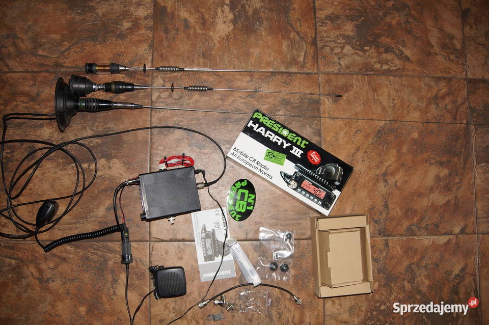 CB Radio President Harry III ASC komplet 3 dolnośląskie Wrocław
