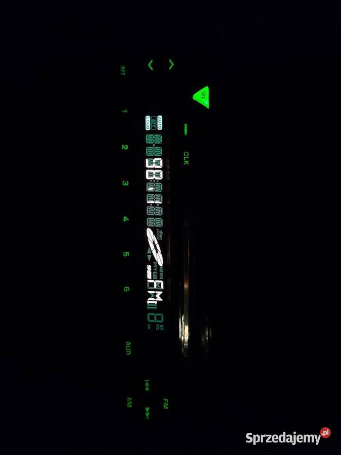 Radio samochodowe Kenwood zielone podświetlenie podlaskie Bakałarzewo