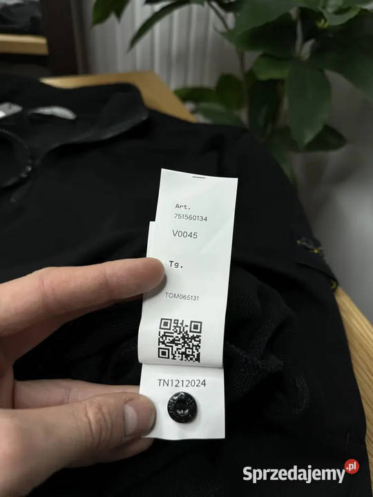 Bluza z zamkiem Stone Island czarna luksusowa Warszawa
