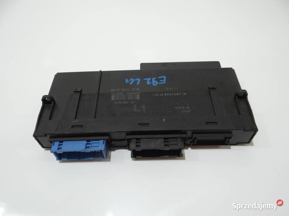 MODUŁ KOMFORTU BMW E92 LIFT 9247467 Strzyżewice sprzedam