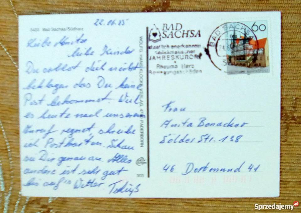BAD SACHSA MIASTO UZDROWISKOWE NA TERENIE DOLNEJ Piszczac