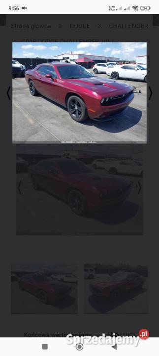 Dodge challenger v6 zamiana Rybnik