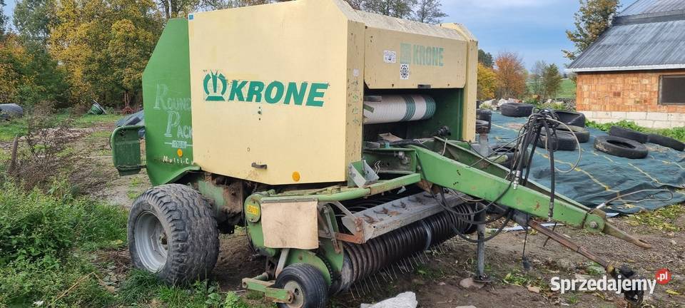 Prasa rolujaca belująca krone round pack 1250 Ostrożany