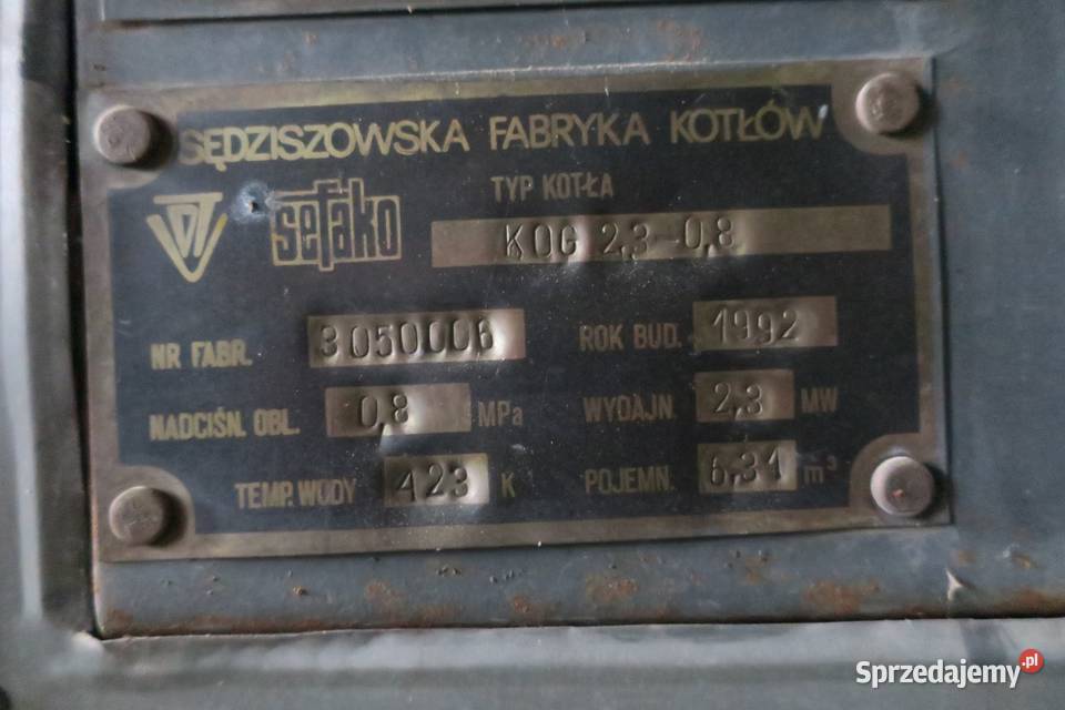 Kocioł CO SEFAKO KOG 2308 Bartoszyce