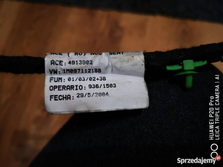Wiązka Przewody drzwi szyb Seat Leon 1M0 971 121 Jaworzno