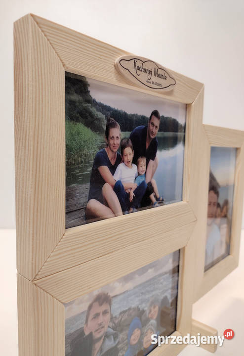Ramka Na Zdjęcia 10x15 DREWNO Napis i DEDYKACJA Szczecin sprzedam