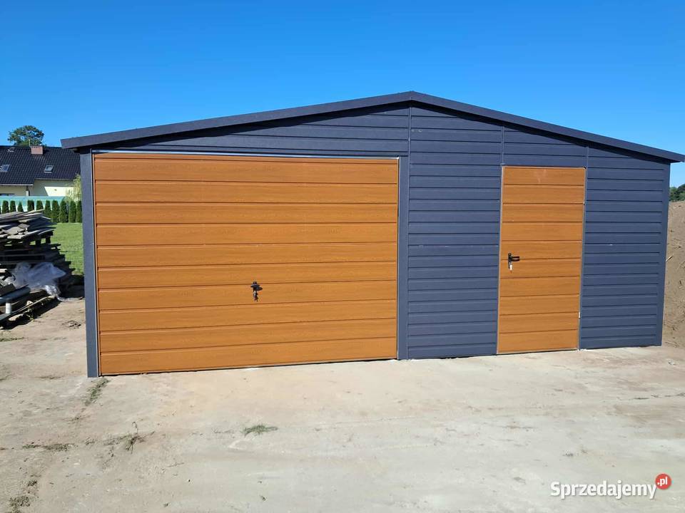 Garaż blaszany Wzmocniony PROFILAMI Producent Skrzydlna