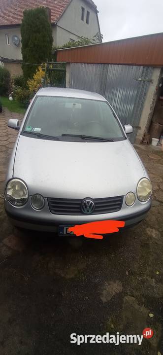 VW polo 12 benzyna 2002 opłaty ważne do pracy srebrny Sulików sprzedam