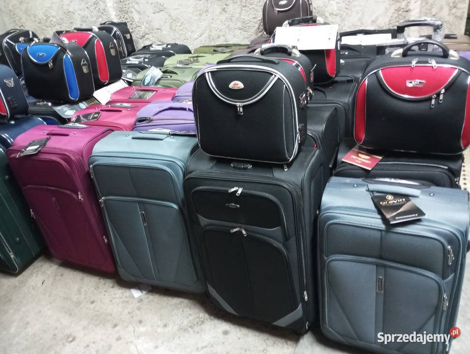 Walizka duża xxl z grubej codury na 4 kołach Lublin