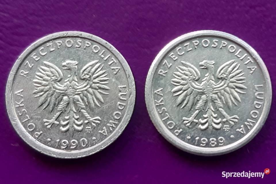 2 Monety PRL 1 ZŁOTY 19891990 Piękne 2 Okazja Pruszków