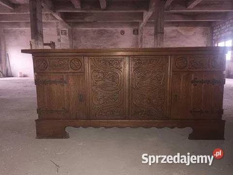 Drewniana Komoda z nadstawką Ełk