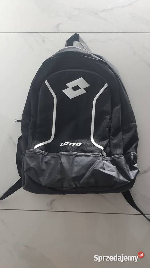 Czarny plecak lotto Suwałki