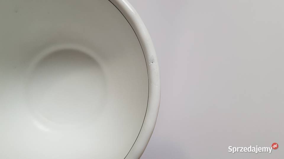 Emaliowany zestaw dzbanek filiżanka Olkusz PRL Dąbrowa Górnicza