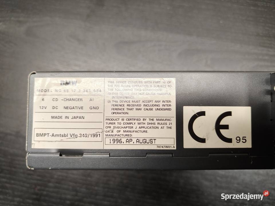 Bmw e39 zmieniarka płyt CD 100 sprawna Aleksandrów Łódzki sprzedam