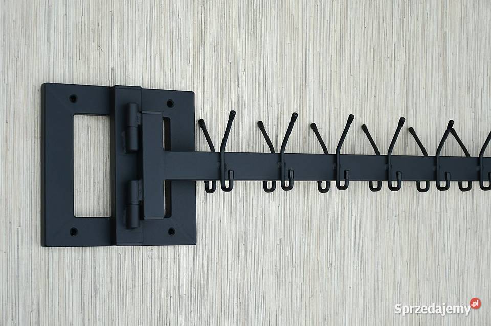 WIESZAK SKŁADANY NA ZAWIASACH DO SZATNI METALOWY Siepraw