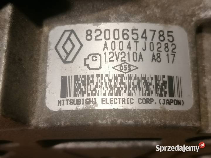 alternator 12V 210A Mitsubishi osobowe Materiały instalacyjne Piotrków Trybunalski