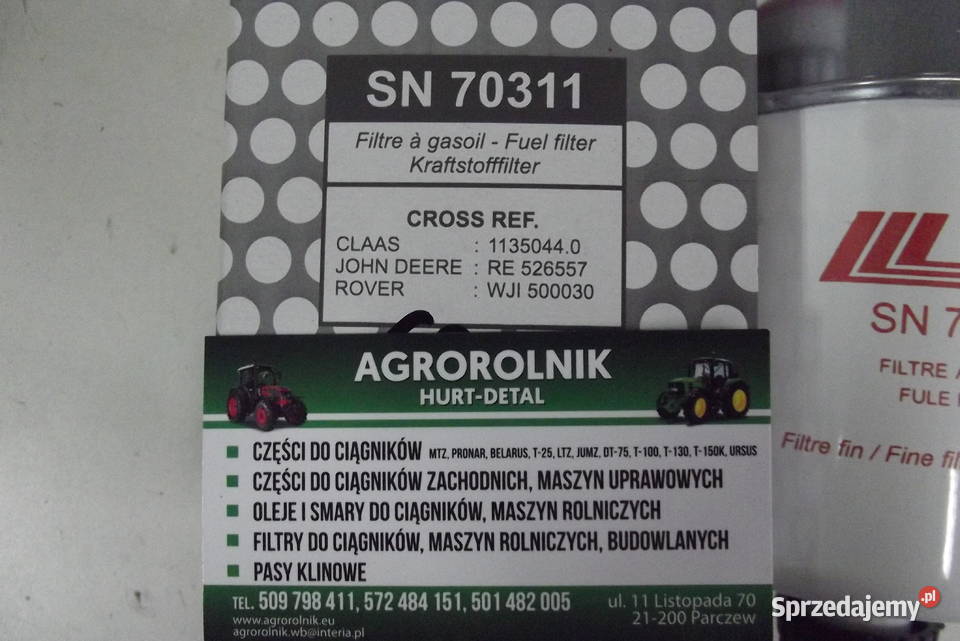 Filtr paliwa Hifi SN 70311 John Deere Claas Parczew