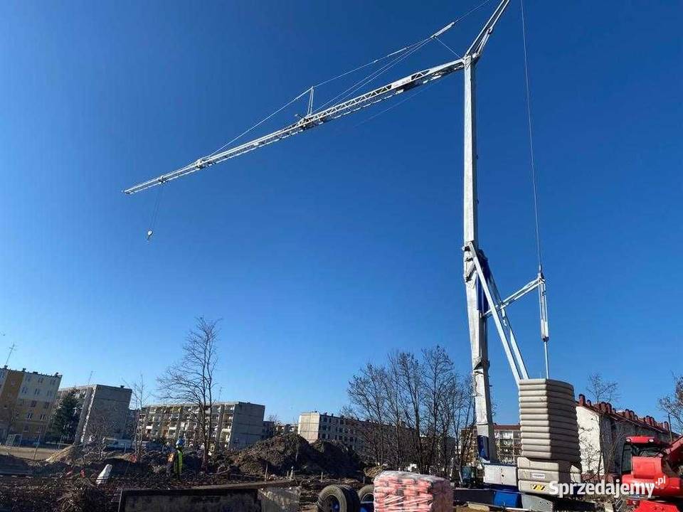 Wynajem żurawi wieżowych dźwig budowlany mazowieckie Warszawa sprzedam