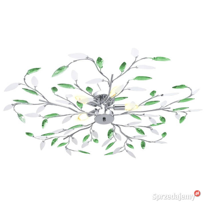 Lampa sufitowa listki z kryształków akrylowych 5 Pozostałe