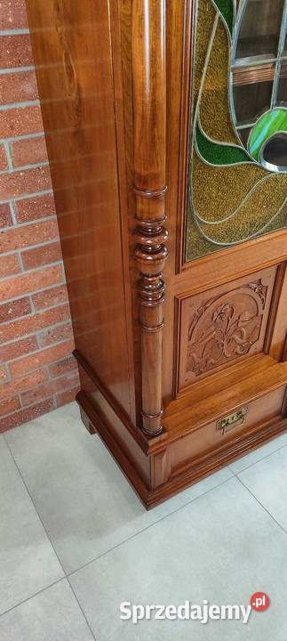 Piękna biblioteka witryna eklektyczna antyk Łagów