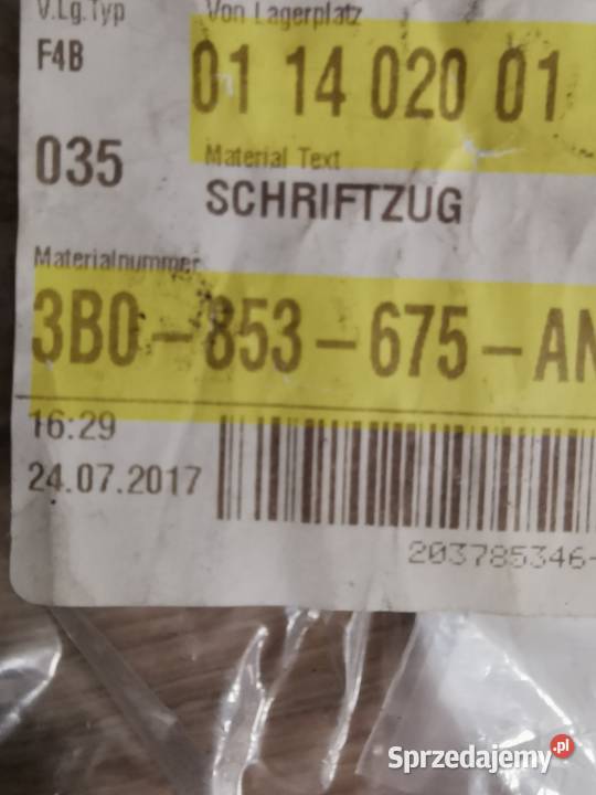 NOWY ORYGINALNY EMBLEMAT TDI Passat Bora Golf Luzino