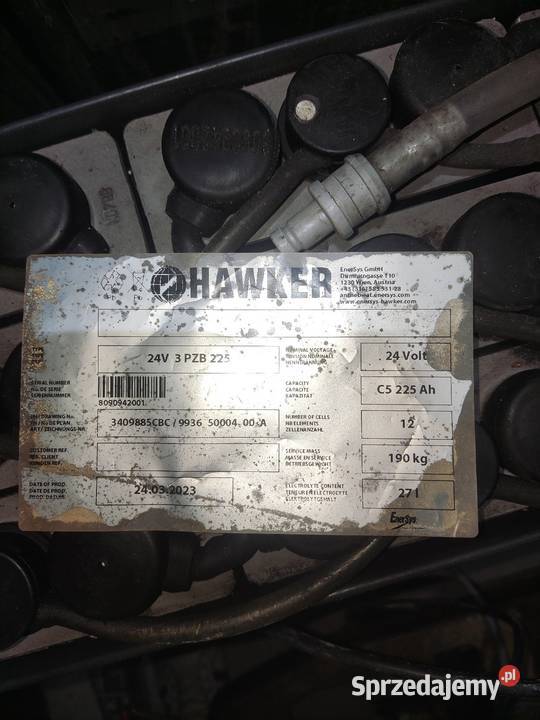 Bateria akumulator trakcyjny hawker Rema 80a
