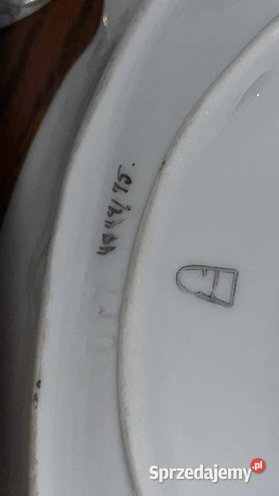 Kałamarz Syg Dresden Biała porcelana z Gdańsk