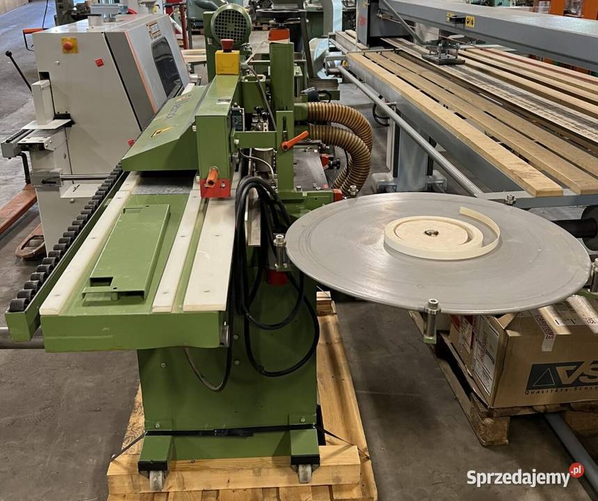 HEBROCK AKV 1000 V okleiniarka waskich krawedzi Produkcja Nowy Targ