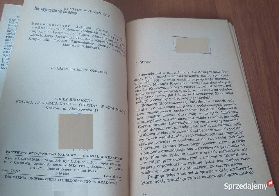 Mikołaj Kopernik życie i twórczość Eugeniusz pomorskie Gdańsk sprzedam