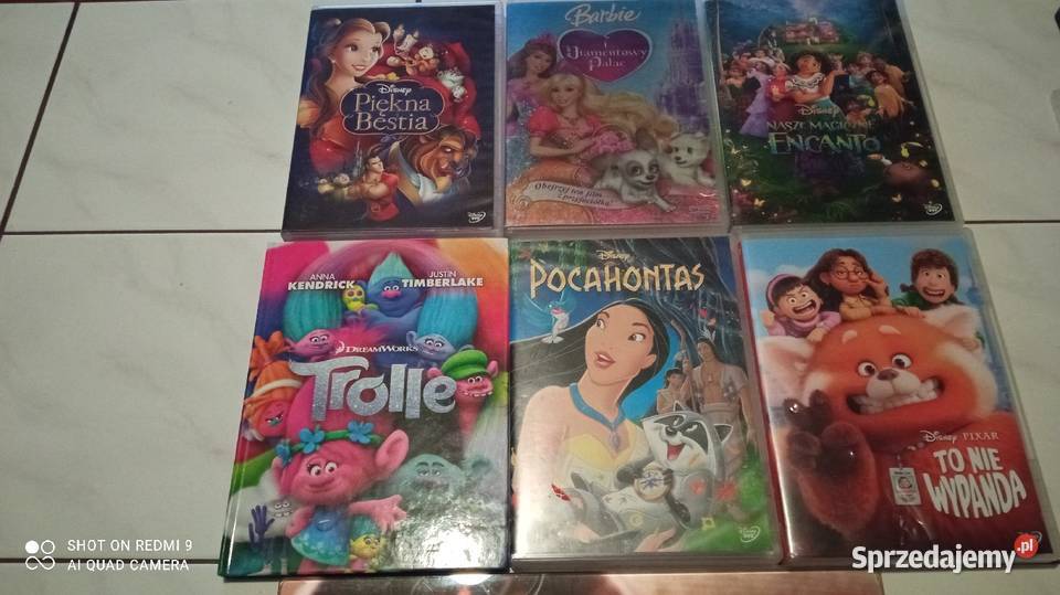 Filmy 6 bajki Disneya wszystko sprzedam dubbing Filmy Wrocław sprzedam