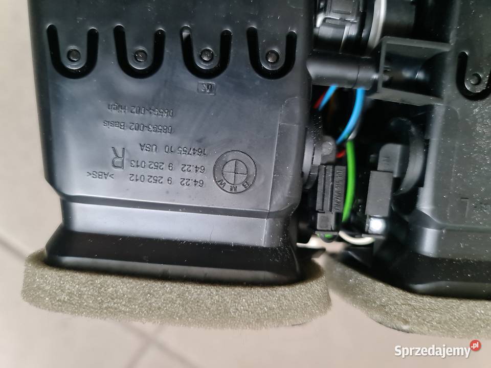 BMW X5 F15 F15 kratka nawiewy z tunelu na tył wielkopolskie Puszczykowo