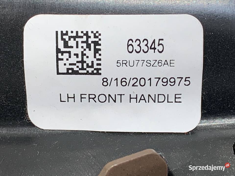 KLAMKA WEWNĘTRZNA LEWY PRZÓD CHRYSLER PACIFICA