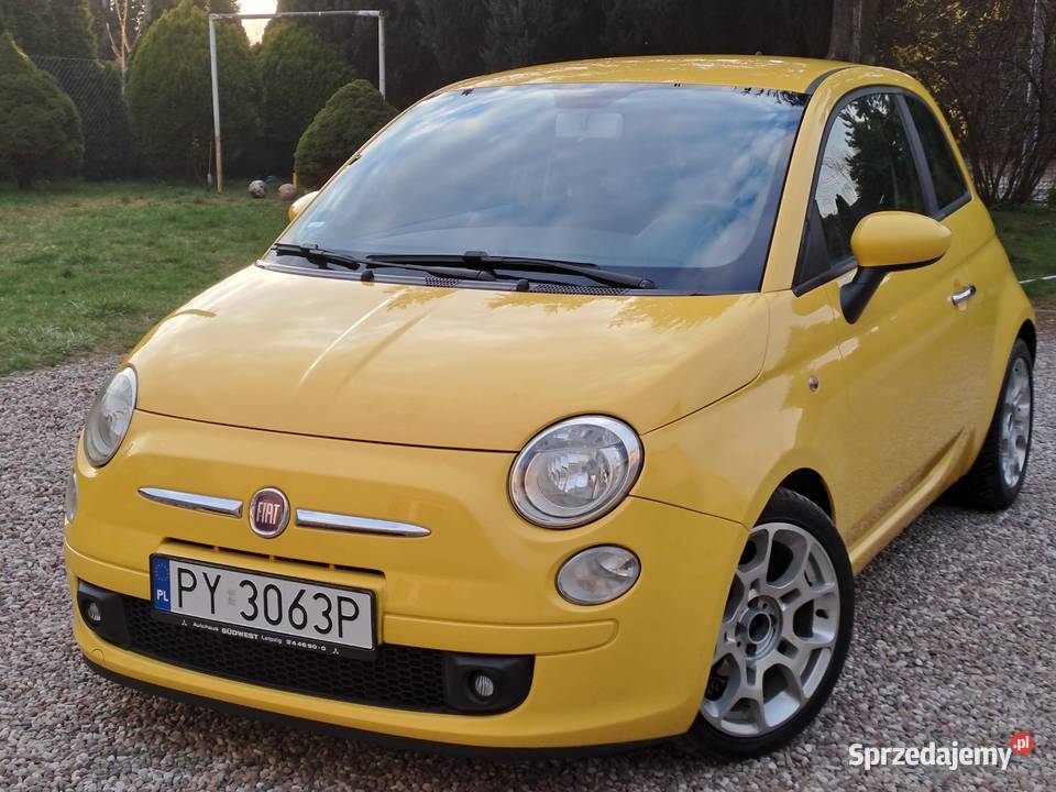 Fiat 500 Ciekawy kolorek nieuszkodzony wielkopolskie Poznań