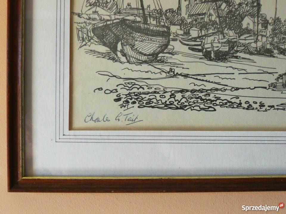 Obraz The Waterfront Maldon Essex Charles Tait Malarstwo Konin