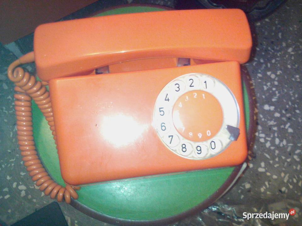 aparaty telefoniczne z tarczą PRL Łódź