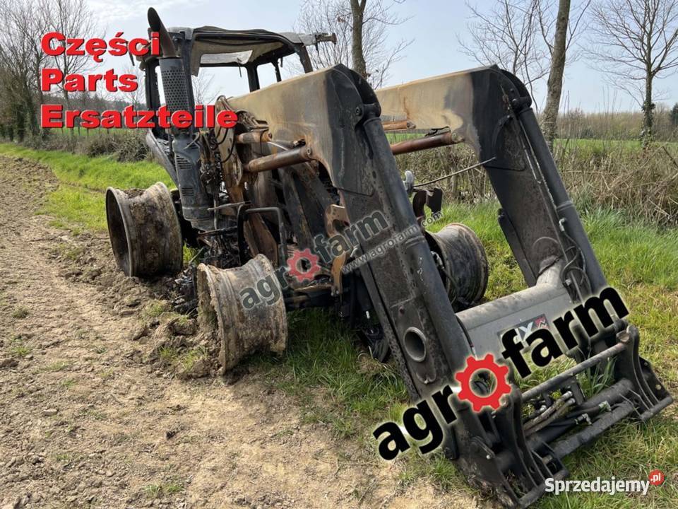 Fendt 724 Vario części skrzynia biegów most oś Byków